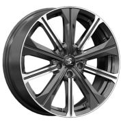 Premium Series КР013 7x19 5*108 Et:45 Dia:60,1 Diamond Black Gris