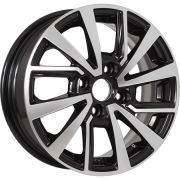 KDW KD1430 5,5x14 4*100 Et:40 Dia:56,6 Black_Front_Polished