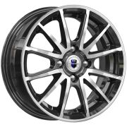 K&K Квант 5,5x14 4*100 Et:40 Dia:56,6 алмаз чёрный