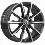 K&K Меренге 7,5x17 5*108 Et:45 Dia:67,1 алмаз чёрный