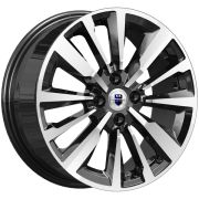 K&K Эрман 6,5x16 4*100 Et:41 Dia:60,1 алмаз чёрный