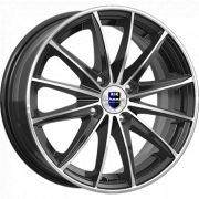 K&K Пойнт Бланк 6x15 4*100 Et:48 Dia:54,1 алмаз чёрный